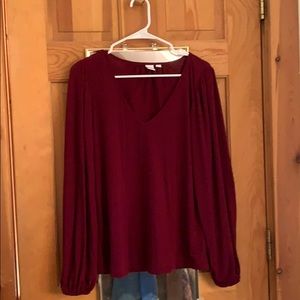 Maroon blouse